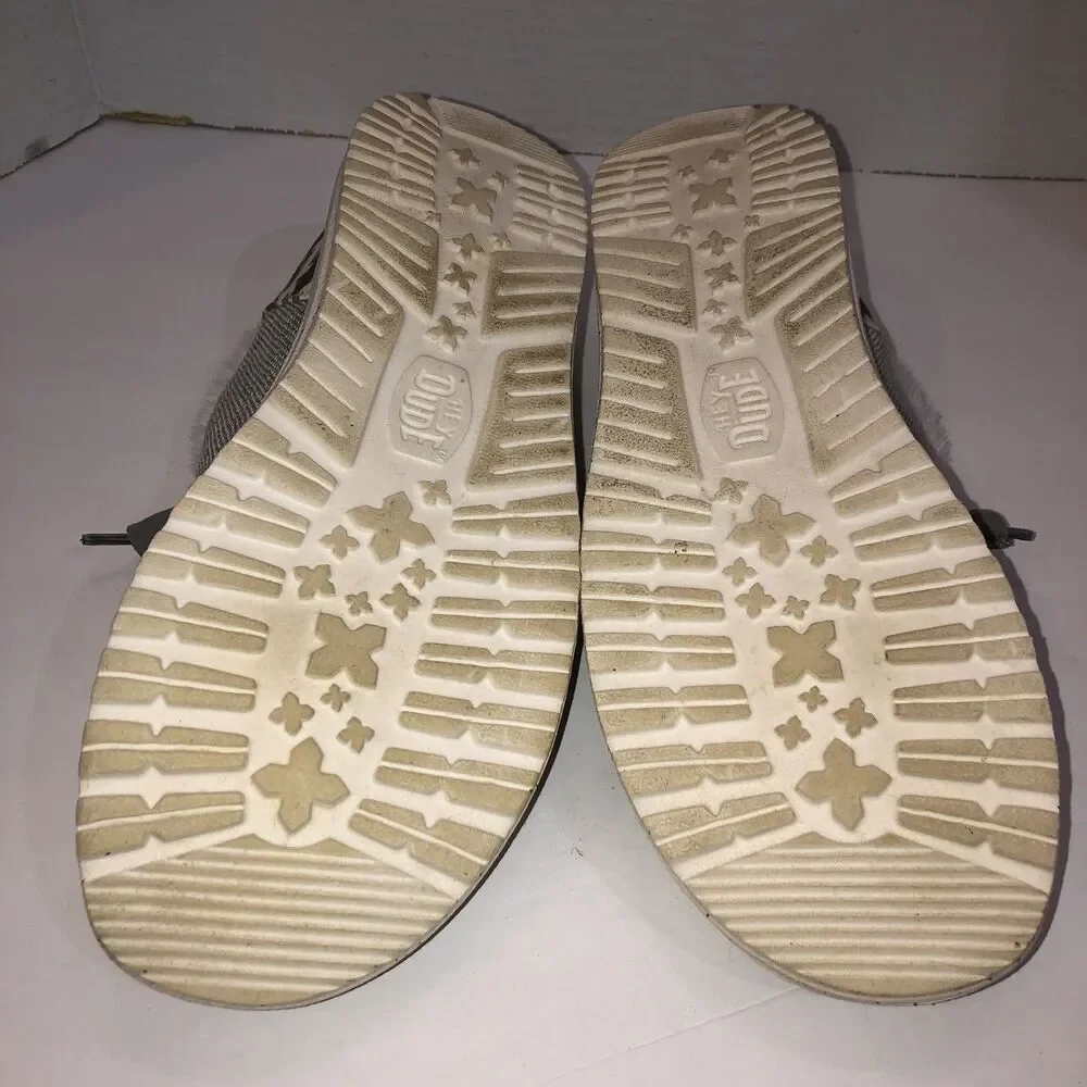 Hey Dude Wendy Funk Wool Shoes Slip On Loafers Womens Size 7 Gray Western